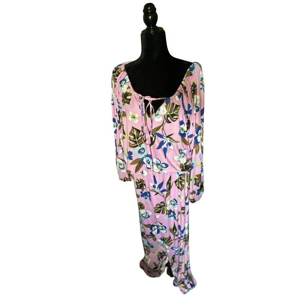 Rebdolls Wait And See Wide Leg Pants & Tie Front Peasant Crop Top​​​